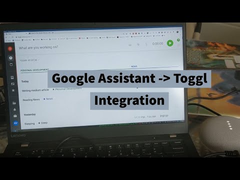 Google Assistant to Toggl Integration