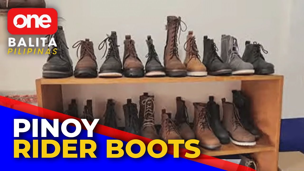 Quality rider boots na gawang pinoy, mabenta sa Marikina