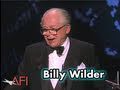 Billy Wilder Accepts the AFI Life Achievement Award in 1986