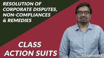 CS Professional : RCDNR - Class Action Suits