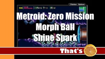 Morph Ball Shine Spark - Metroid: Zero Mission Sequence Breaking