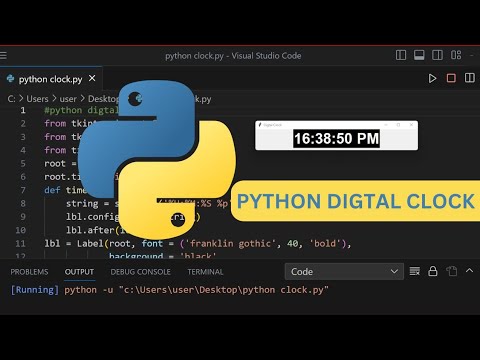 Create Your Own Digital Clock With Python And Tkinter - Easy Tutorial For Beginners! 🐍🕰️