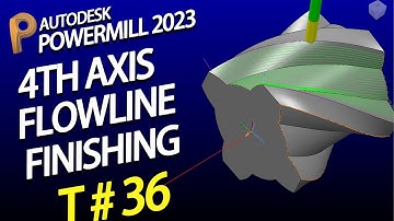 Powermill 2020 tutorial | powermill 4 axis tutorial | powermill 4 axis toolpath | easy steps