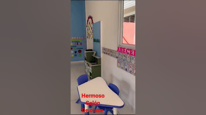 Hermoso salón de clase.