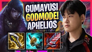 GUMAYUSI LITERALLY GOD MODE WITH APHELIOS!  T1 Gumayusi Plays Aphelios ADC vs Lucian! | Season 2024