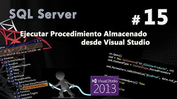 Ejecutar Procedimiento Almacenado desde Visual Basic | Curso de SQL Server #15
