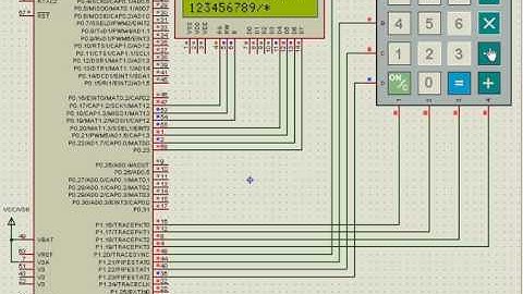 ARM7 LPC2138 Key-Pad Interface