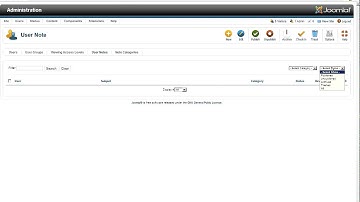 User Notes In Joomla 2 5- web design Coimbatore Budnet