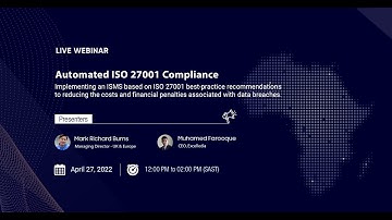 Webinar - Automated ISO 27001 Compliance