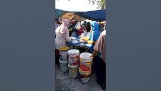 Menemani istri belanja ke pasar kaget Jl. Pahlawan Kerja part 1