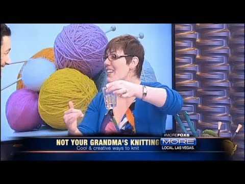 “More” Fox5 Las Vegas TV Appearance – 3 Ways Knitting Can Save Your Life