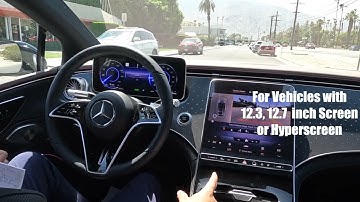 Parallel Parking Assistant EQS, S-Class, C-Class, and SL Roadster