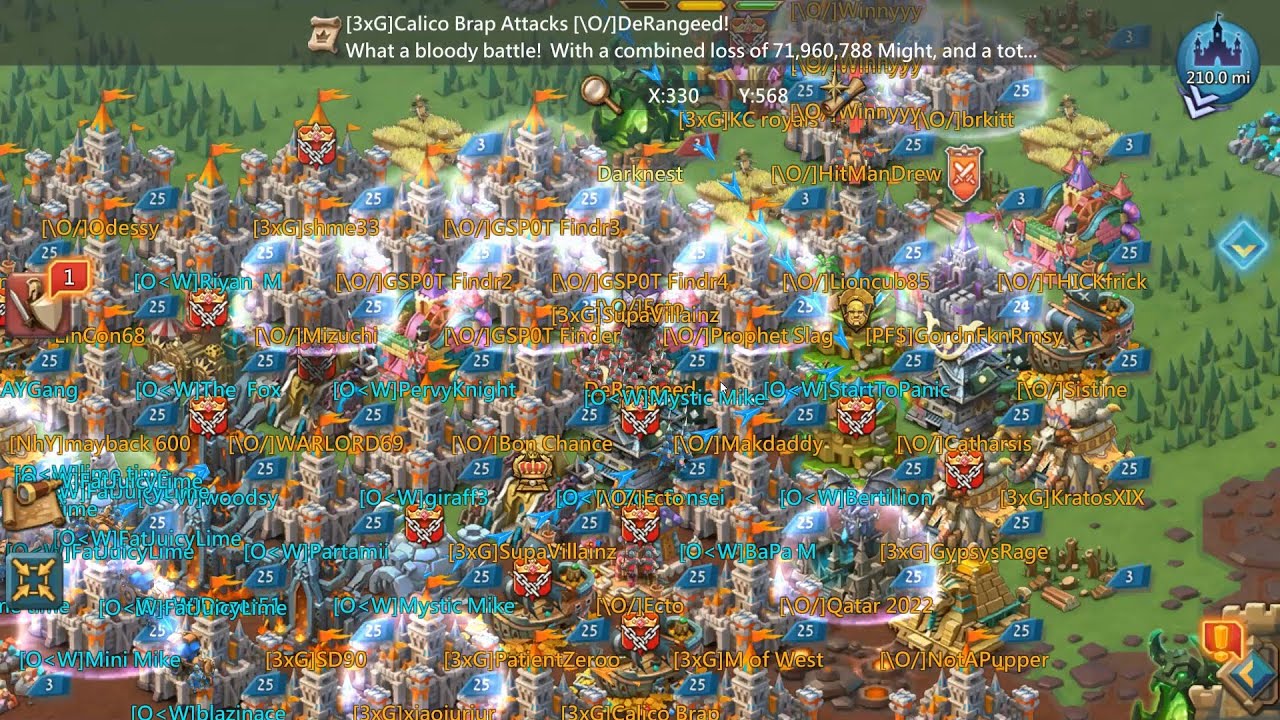 Lords Mobile! Dropping Bodies!