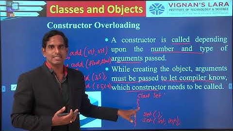 Constructor Overloading, Anonymous Objects 2-6