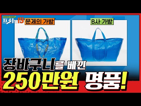 닮아도 너무 닮았어! &amp;#39;장바구니&amp;#39;를 베낀 250만원 명품 백? [세상 부끄러움 모르는 표절 19] #프리한19 | free19 EP.231