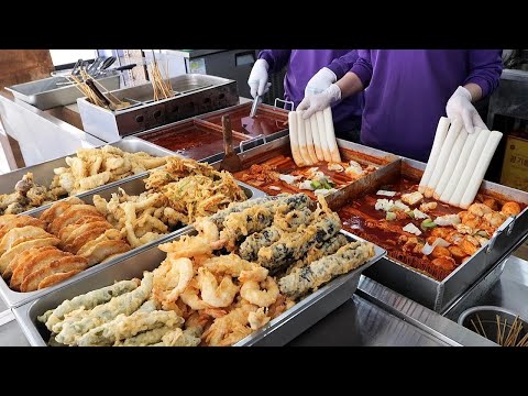 Giant Tteokbokki and Popular Korean Snacks Collection
