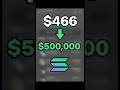 $500,000 Profit With One Trade Solana Memecoin