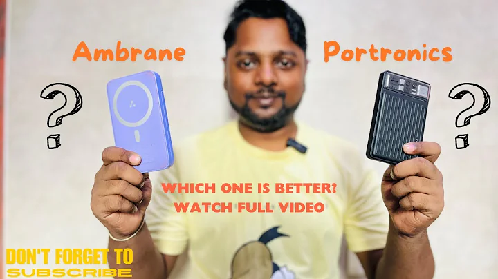 10000 mah powerbank | Ambrane vs Portronics comparison | wireless powerbank #powerbank #gadgets