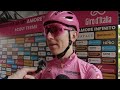 Tadej pogaar  interview at the start  stage 4  giro ditalia 2024