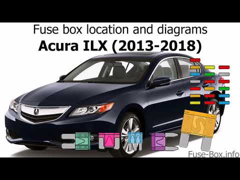 फ्यूज बॉक्स स्थान और आरेख Acura ILX 2013 2018