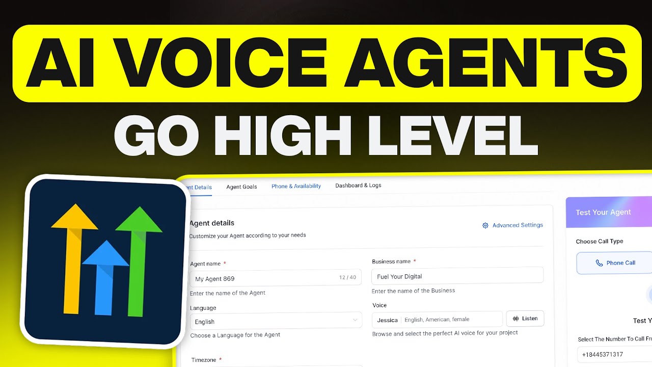 How to Use GoHighLevel AI Voice Agents (Voice AI Tutorial for Beginners ...