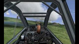 dogfight bf109f4 vs 4 yak7's.avi