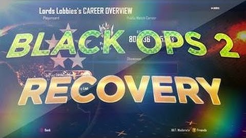 Black Ops 2 Recovery Proof - TU18 - Unlock All