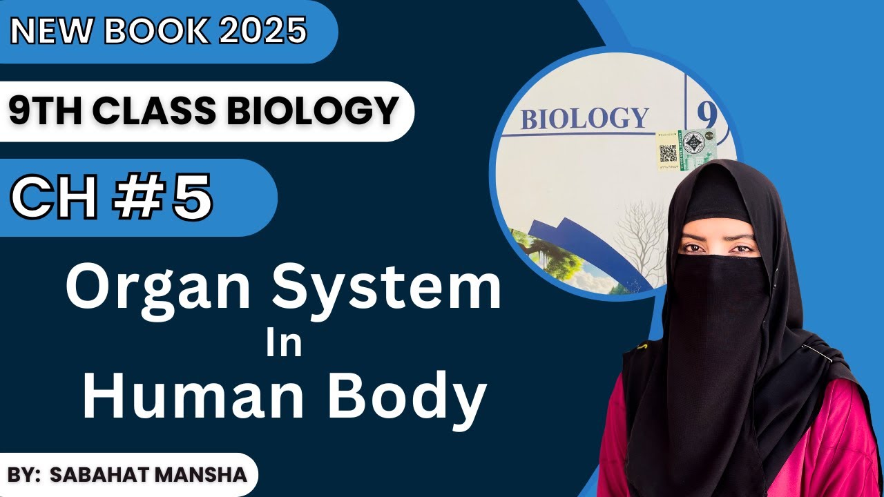 Organ System In Human Body | Class 9 Biology | Chapter 5 | Lecture 7 | New Book 2025 | New Syllabus