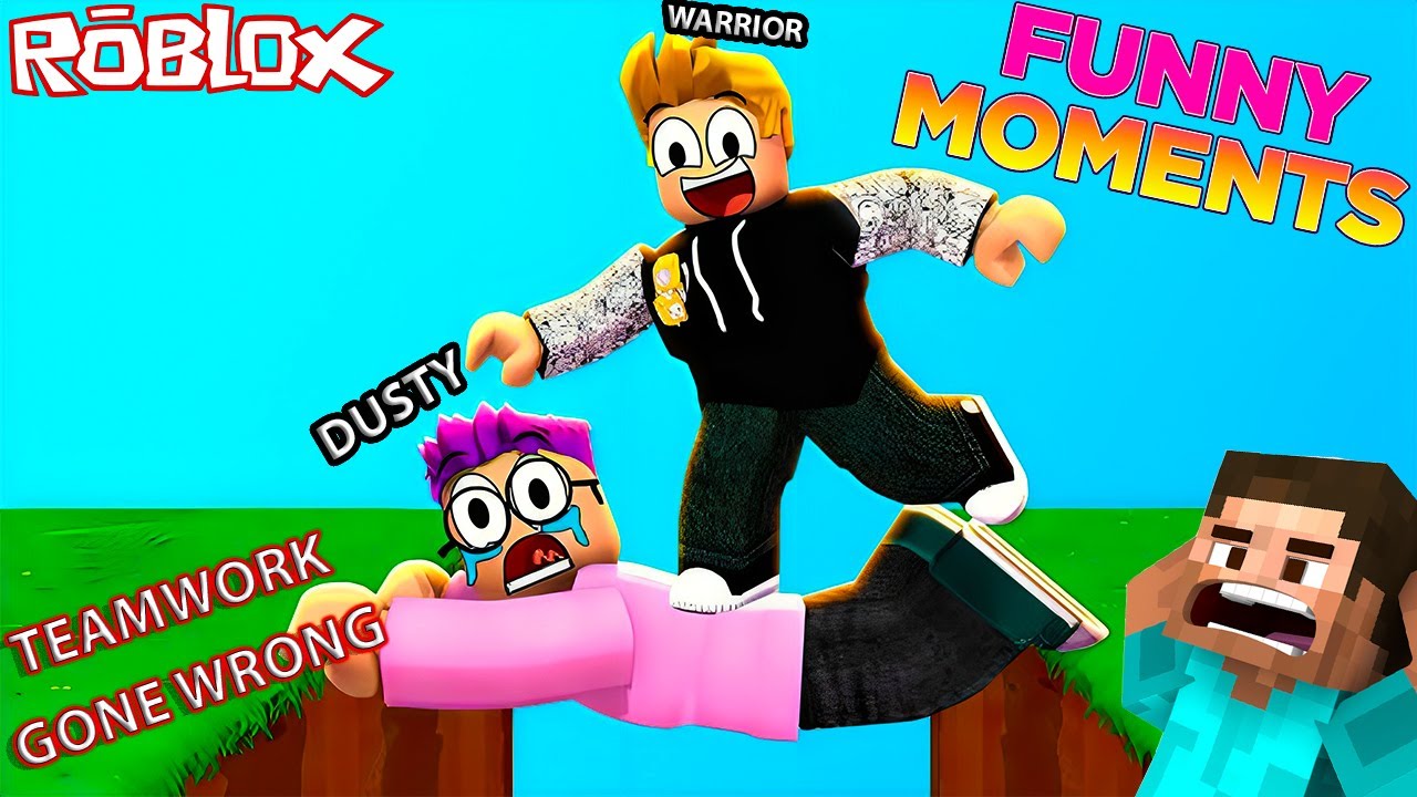 TEAMWORK PUZZLE WITH FRIENDS GONE WRONG.....😱😱[ROBLOX FUNNY MOMENTS ...