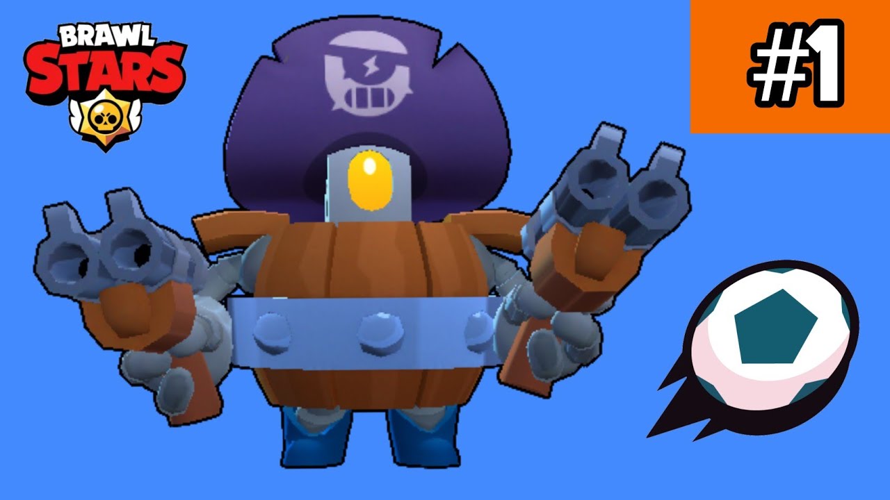 Best Trickshots, Goals & Plays with Level 1 Darryl Brawl Stars