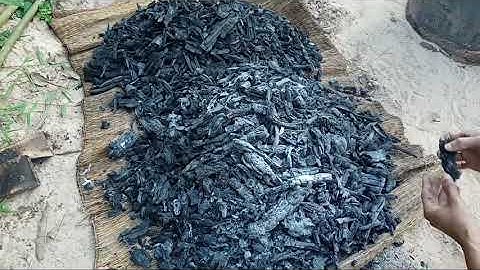 Làm than chất lượng cao đốt không khói - Making high quality charcoal with no smoke
