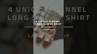 Flannel Fever: 4 Uniqlo Long Sleeves, 4 Effortlessly Stylish Outfits! #sneakers #onfeet #grwm