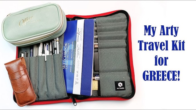 5 types of travel sketching kits I use: watercolor, minimal, study kit &  more