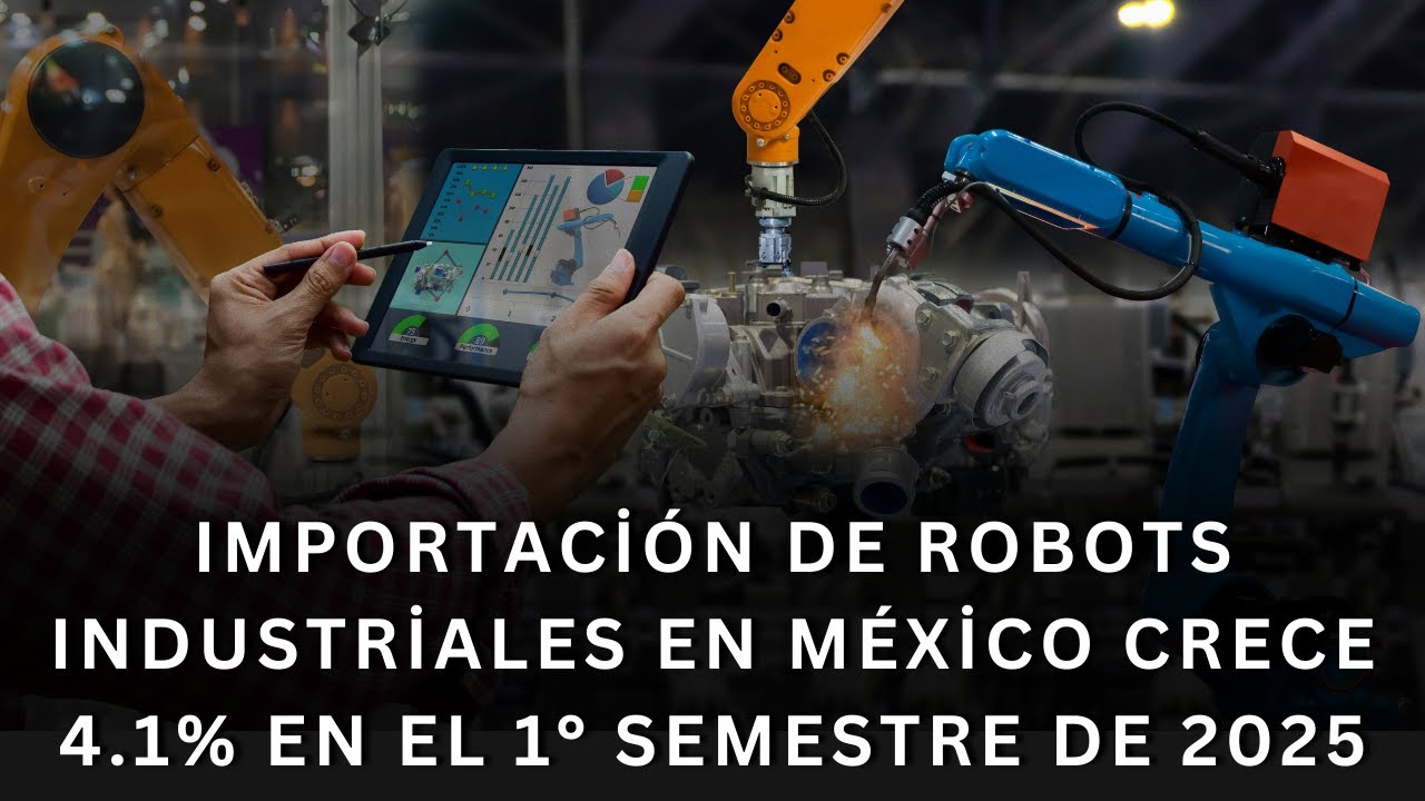 Crecimiento del 4.1% en importación de robots