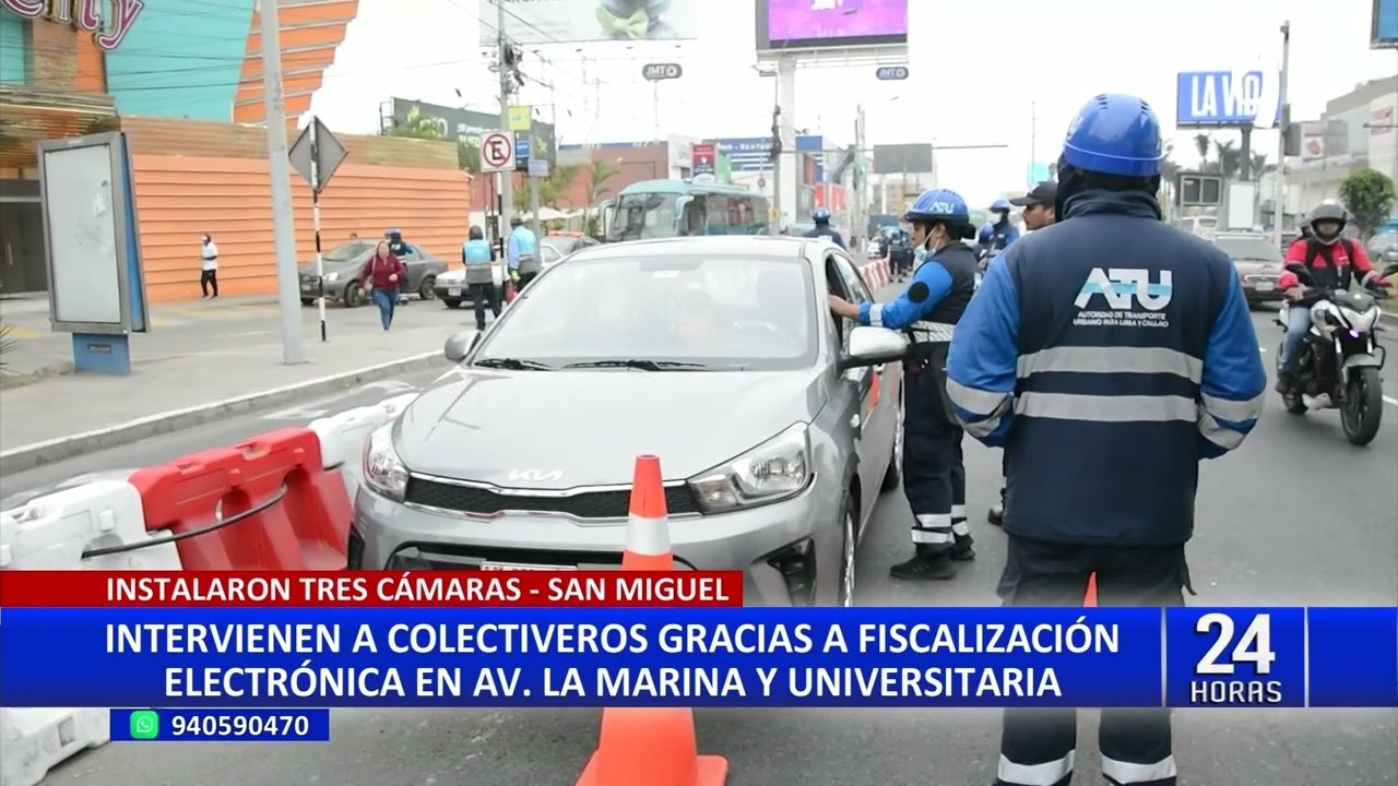 San Miguel: ATU inicia fiscalización electrónica a colectivos informales