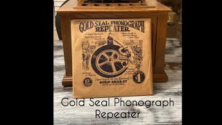 Gold Seal Phonograph Repeater, For 10” - 78rpm Records. MUST SEE IN ACTION!