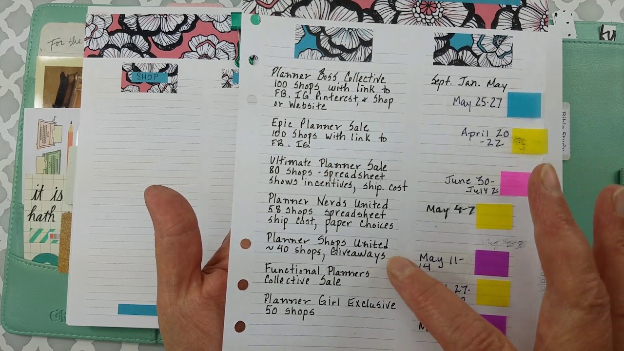 planner sale facebook groups planners for sale
