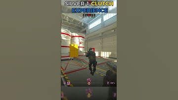 SILVER 1 Clutch Experience in 2025... #shorts #cs2