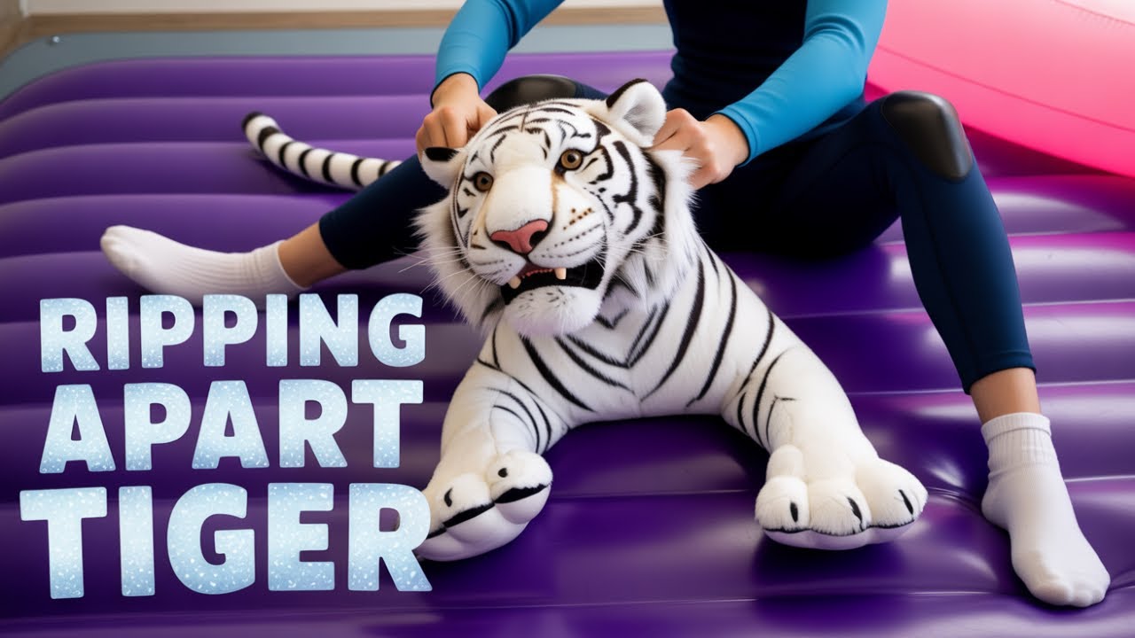 Don't Miss Out on the CUTEST stuffed Tiger ripping Interaction EVER ...