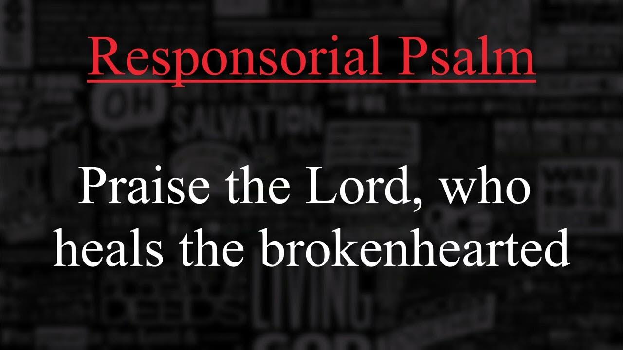 [CANTOR] 5th Sunday in Ordinary Time February 4th, 2024 (RESPOND