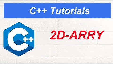 2D-Array in C++ #21 in Urdu/Hindi || My Academy