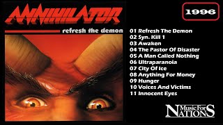 Annihilator - Refresh The Demon (1996) Full Album, Canadian Thrash Metal, Music For Nations.