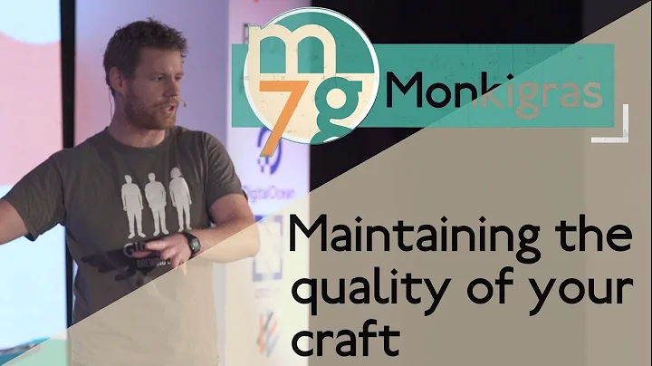 Maintaining the quality of your craft | Sam McMeek...