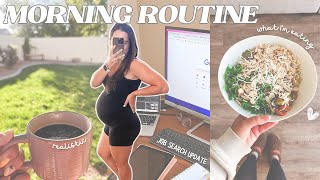 7am realistic morning routine at 8 months pregnant & what I eat in a day | job search update by Jess Salemme 651 views 10 days ago 19 minutes