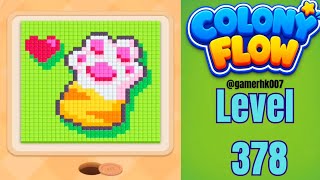 Colony Flow Level 378 Walkthrough Solution 