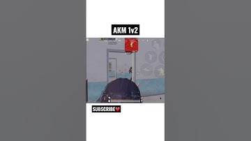 1v2 with akm 🥵🥶 || akm clutch 🔥 || #bgmi #shorts #clutch #pubg #1v2
