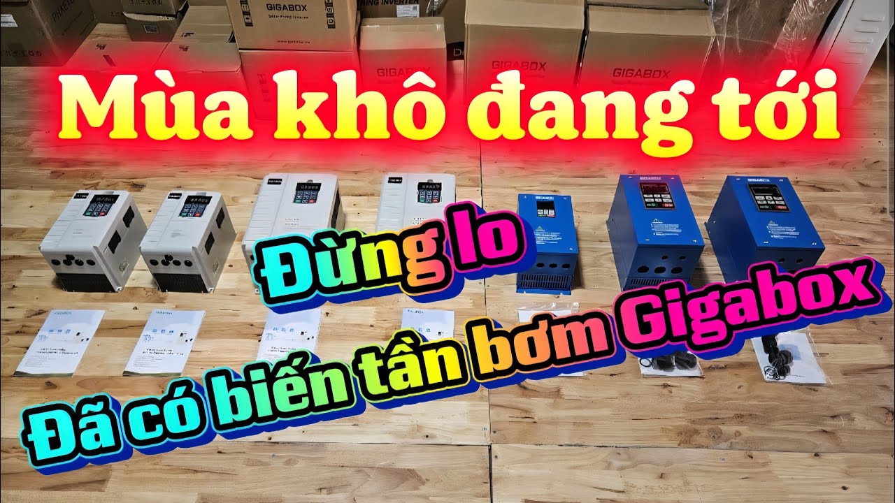 Biến tần bơm Gigabox ! Giới thiệu và báo giá chi tiết.