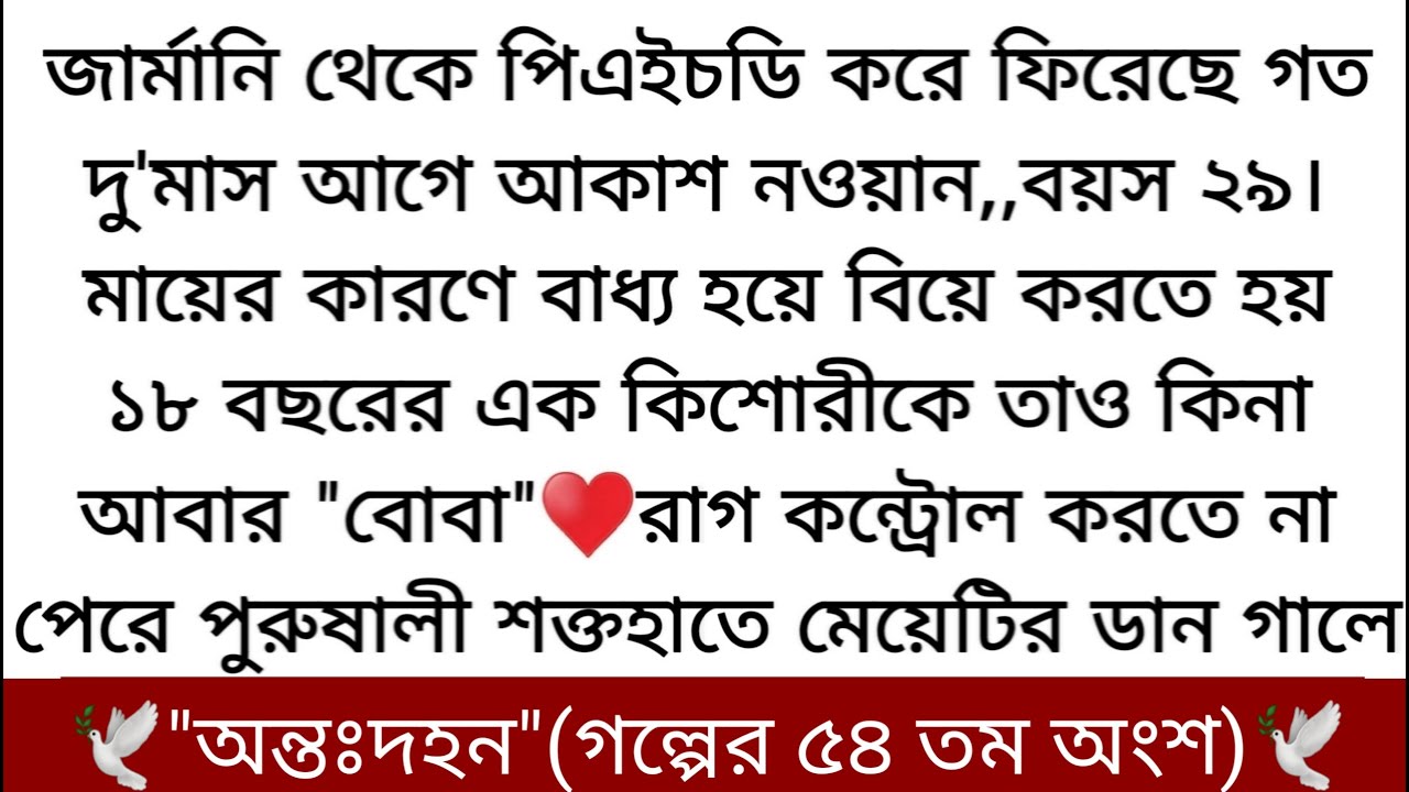 "অন্তঃদহন"♥️"Writer:DRM Shohag[Page - DrmShohagHoney] মনে হচ্ছে কত যুগ পর তার সন্ধ্যামালতীর সাথে...