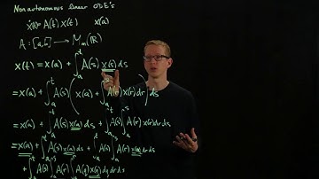 Analysis II Lecture 18 Part 3 non-autonomous linear ordinary differential equations