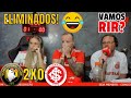 Vamos rir reao do fabiano baldasso em globo 2x0 internacional  inter eliminado